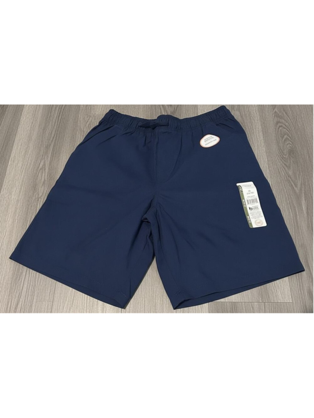 Wonder Nation Boys Pull On School Uniform Shorts XL 14-16 Navy Stretch NWT